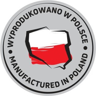 Wyprodukowano w Polsce naklejka - Made in Poland badge